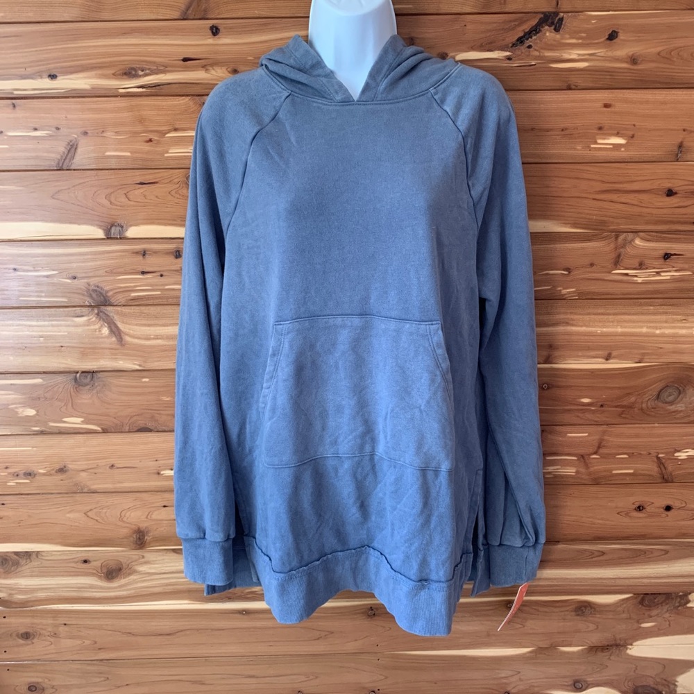 NWT Colsie wishful blue oversized hoodie sweater S